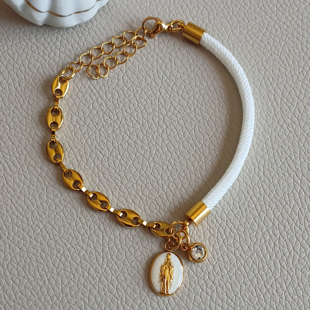 Bracelet cordon madone