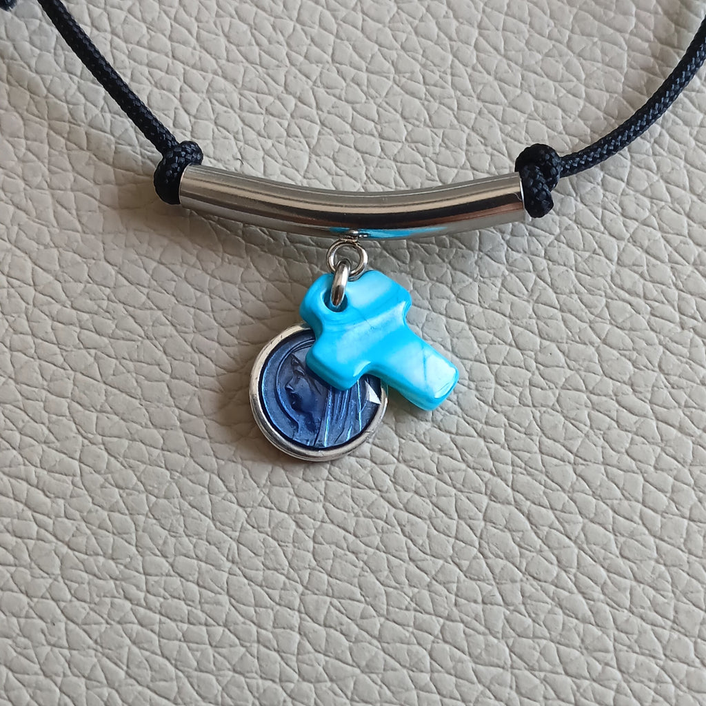 Charm cord bracelet